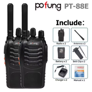 2/4PCS Pofung 888S Walkie Talkie Dual Band Portable Long Range UHF 400-470MHz USB/EU/US Ham Two Way