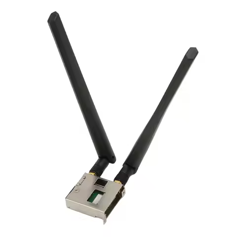 WiFi 6 Wireless Card 2.4G 5G Dual Band Bluetooth 5.1 Wireless Network Card with 2 Antennas for Win 1