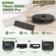 IBSUNSTORE 10PCS Robot Vacuum Cleaner Filter, Sponge White Vacuum Filter Replacement, Washable Parti