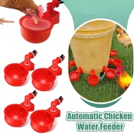 2/4/6PCS Automatic Chicken Water Bowl Poultry Waterer Feeder Farm Feeder for Chicks Duck Goose