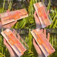 eyeshadow Brick Orange Tone Long Type 9 Shades kiss beauty 9 g.