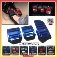 CAR SPORT PEDAL Auto Manual Brake Clutch Pedal Axia Myvi Viva Kancil Bezza Saga BLM FLX Wira Waja