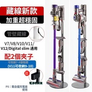 全城熱賣 - 戴森吸塵器收納架免打孔支架適用於V7v8V10v11v12V15系列置物掛架藏線新款配2個夾子（平行進口）