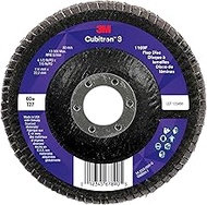 3M Cubitron 3 Flap Disc 1169F, 60+, T27-Flat, 4-1/2 in x 7/8 in, 10 ea/Case