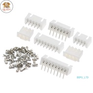 QC 100pcs JST XH2.54 2/3/4/5 Pin Terminals Plastic Shell Male Plug + Female Socket Wire Connector XH