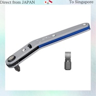 ANEX Ratchet Driver, Offset Type, Down Head, Set of 2 Bits, No. 436