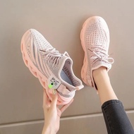 < Ready Stock Order > Spring Summer Autumn New Style Breathable Coconut Shoes Women's Flying Knit Sn