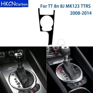 For Audi TT 8N 8J MK1 MK2 MK3 2008-2014 Black Car Accessories  Interior Gear Shift Outer Panel Trim 