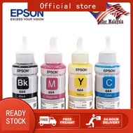 【ORIGINAL】 Epson 664 T664 70ML Ink for Printer L220 / L210 / L360 T664 664 Series (Black/Cyan/Magent