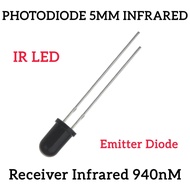 Photodiode Receiver Infrared 5mm 940nm Sensor Receiver IR Signal