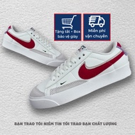 Nike blazer low fitness red Sneakers For Men And Women nike blazer Sneakers With low Tube In White And red full box bill