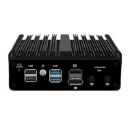 12th Gen N100 Solid Micro-Type Fanless Min IPC 4x I226-V 2.5G N6000 VPN Firewall Router Proxmox Appl