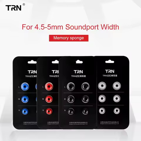 TRN 3 Pairs(6pcs) S\M\L In Ear Memory Foam Tips Earbuds Earphone/Ear Sleeve/Ear Tip/Earbuds For TRN 