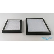 FEEL LITE SURFACE DOWNLIGHT (BUBBLE) BLACK FRAME 24W, 36W SQUARE (FL-MRC225-24W-B, MRC300-36W-B)