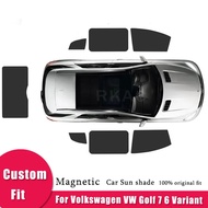 For Volkswagen VW Golf 7 6 Variant Accessories Magnetic Car Sun shade Mesh Sunshade Side Window Sun 