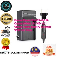 Canon PowerShot SX400 IS, Canon SX400 IS ( NB-11L ) Viloso Smart Battery Charger With Car Plug