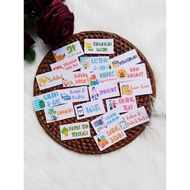 20PCS STIKER BUDGETING STIKER KEUANGAN STIKER DOMPET KEUANGAN STIKER BUDGETING