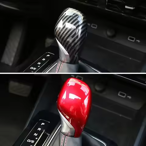 Car Gear Shift Knob Cover Carbon Fibe Shell For MG5 MG6 MG ZS HS 2020-2016 2017 2018 2019 2020 2021 