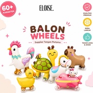 Character Wheel Balloons 4D Foil Balloons Walking Wheels Balloons