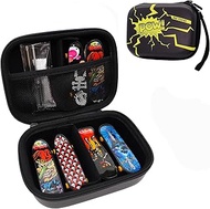 FCDYLBD Fingerboard Case for Teck Deck Ultra DLX Finger Skateboards, Storage Case Compatible with 8 