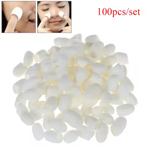 100Pcs/set Hot Sale Organic Natural Silk Cocoons Silkworm Balls Face Skin Care Scrub Purifying Acne 