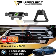 5 Series G30 6GT 2018-2022 Car Mobile Phone Holder Air Vent Bracket Gadget V Project Car Accessories
