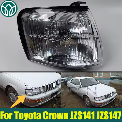 Front Turn Signal Light Corner Lamp For Toyota Crown JZS141 JZS147 1992-1995 Indicator Corner Light