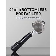 Naked portafilter delonghi ec680 ec685 ec785 ec885 Bottomless porta filter DeLonghi