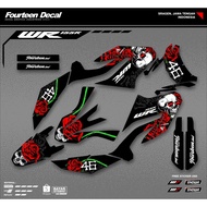 DECAL WR 155 - yamaha WR 155 10 motorcycle DECAL sticker