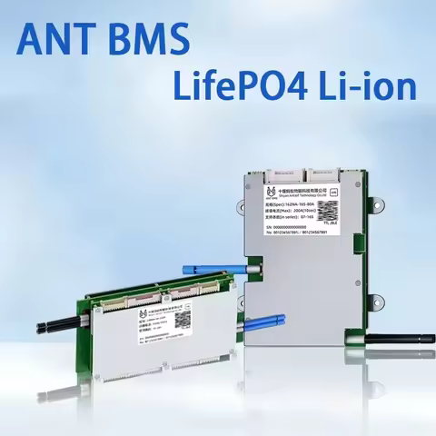 Smart BMS ANT Battery Management System for Li-ion LiFePo4 LTO 7S-24S with Current 40A-1050A Voltage