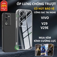 Vivo V29 / V29E black TPU case, square edges, comprehensive device protection - Panda