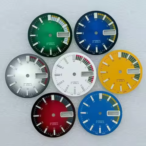 28.5mm No logo Diving Gradient Watch Dial for Seiko 5 Sports SKX007 Series NH36/4R Automatic Movemen