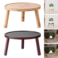 [mojotorw7] Small Wooden Plant Stand Planter Rack Fireplace Flower Pot Holder Mini Plant Table for P