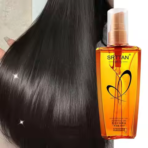 80ML Moroccan Argan Oil Hair Serum Lightweight Hair Oil Mist For Split Ends Frizzy Hair And Flyaways
