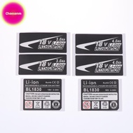 Cheesenm 10Pcs/set For 18V 3Ah 4Ah 5Ah 6Ah 9Ah BL1830 Li-Ion Battery Label Stickers 18V Battery Capa
