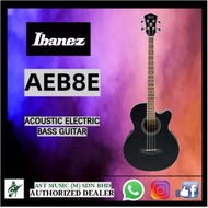 Ibanez AEB8E Acoustic Bass - Black High Gloss