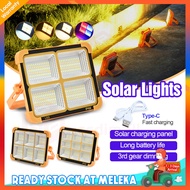 288 LED Solar Charge Outdoor Light USB Rechargeable Waterproof Super Bright Multifunctional Portable
