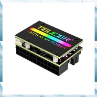 [G V W E]  ATX 24Pin 90° RGB Adapter 24PlN Motherboard Power Adapter for 24PlN Motherboard Power Sup