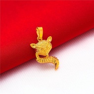 24k gold plated chain  pendant