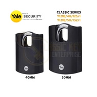 YALE CLASSIC SERIES BRASS SHROUDED PADLOCK 40MM 50MM Y121B/50/132/1