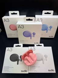 Sudio A3 真無線藍牙耳機（半入耳式）