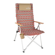 [特價]【LIFECODE】波西米可調四段鋁合金折疊椅-2色可選紅圖騰