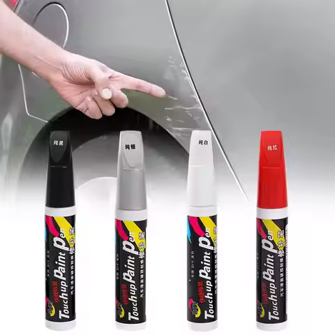 Car Paint Brush Pearl White Scratch Repair Car Paint Artifacts Paint Marker White Silver Accesorios 
