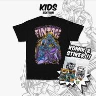 RAMPAGE BLACK FINTAGE KIDS TEES