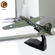 [prettyia] 1: 144 Alloy US B 17 Aircraft Model Decoration Sturdy Professional Plane Souvenir Lifelik