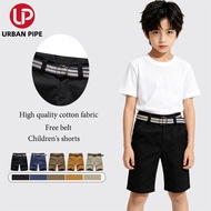URBAN PIPE Shorts For Kids Boys 2-9 Yrs Adjustable Strap Buckle Cotton Below The Knee Short 3708
