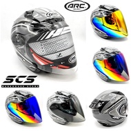 MODERN GREY Helmet ARC XR Beats Special Color Visor Smoke Rainbow Blue Purple Accessories Motor Ritz