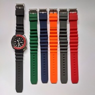 Rubber Strap Soft Silicone Diver Strap 20mm 22mm Watch Strap