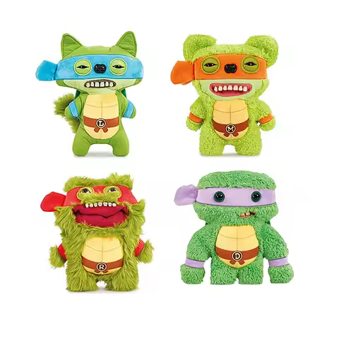 Original Fuggler Plush Toys Ugly Monster Teenage Mutant Ninja Turtles Cute Fuggler Tooth Monster Fil