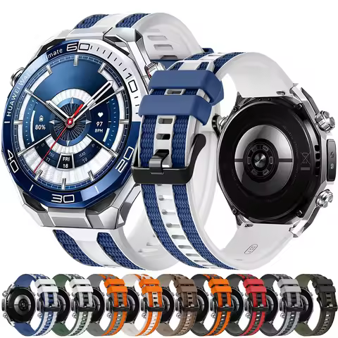 22mm Universal Silicone Watch Strap for HUAWEI WATCH Ultimate 2 Sport Bracelet for HUAWEI WATCH Ulti